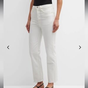 Toteme Classic Cut White Button-Fly Denim Size 28